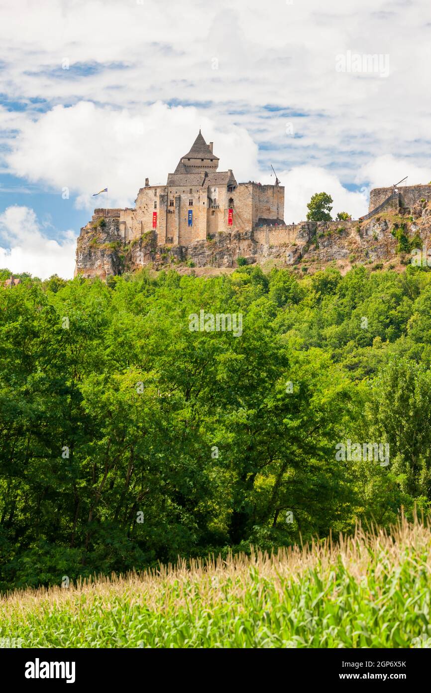Chateau de Castelnaud, medieval fortress at Castelnaud-la-Chapelle ...