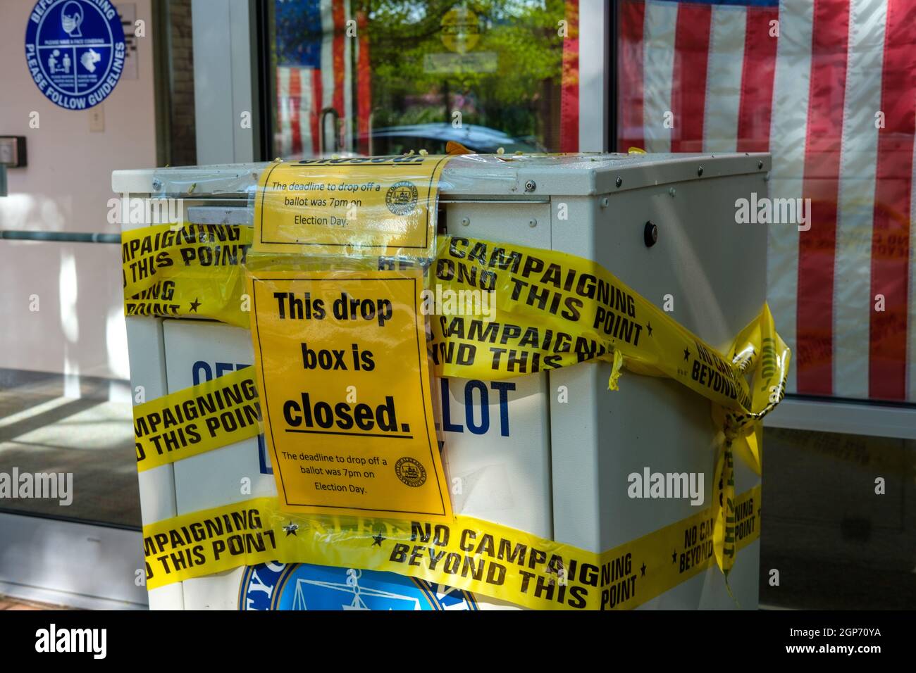 Sealed Ballot Box Stock Photo