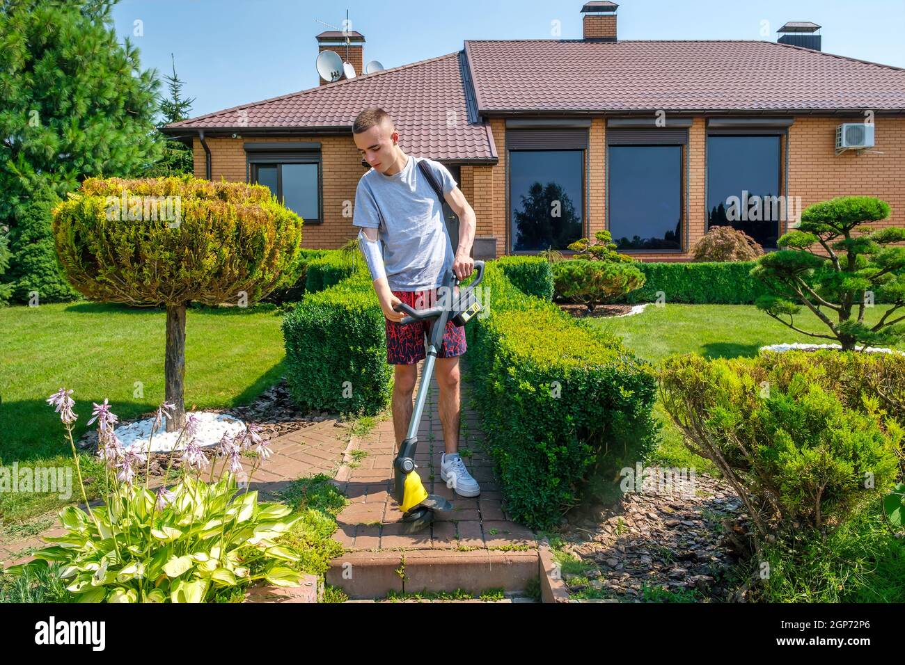 Removing weeds hi-res stock photography and images - Alamy