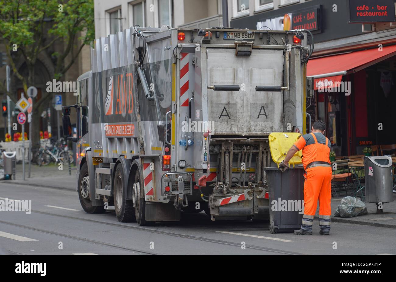 Rubbish truck, AWB, Cologne, North Rhine-Westphalia, Germany Stock ...