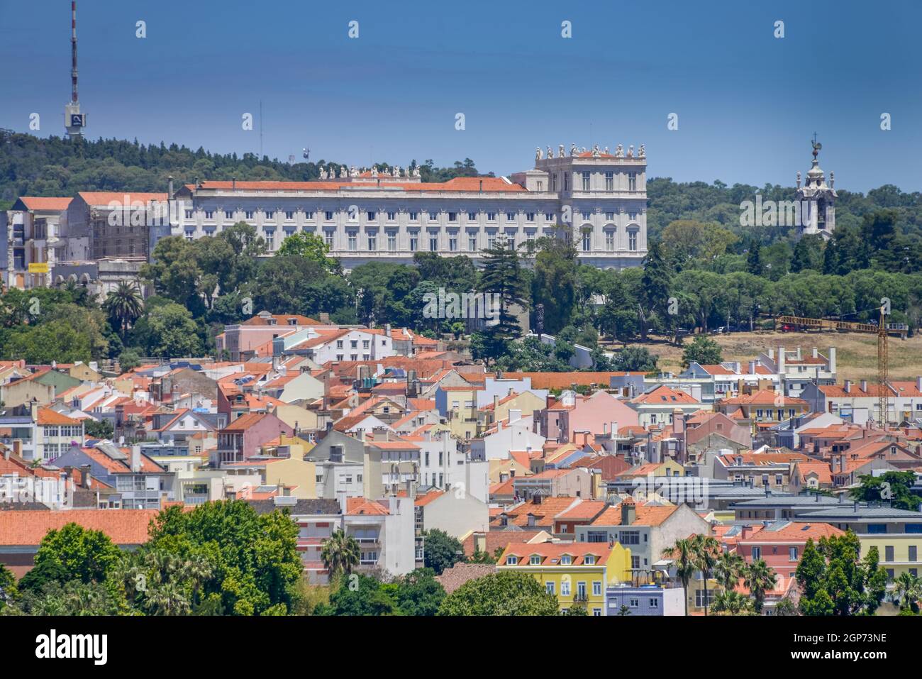 Palacio Nacional da Ajuda, Belem, Lisbon, Portugal Stock Photo