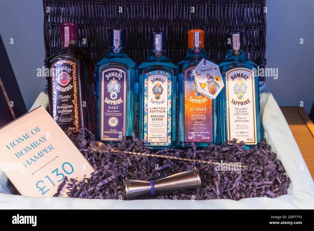 England, Hampshire, Laverton, Bombay Sapphire Gin Distillery, Retail