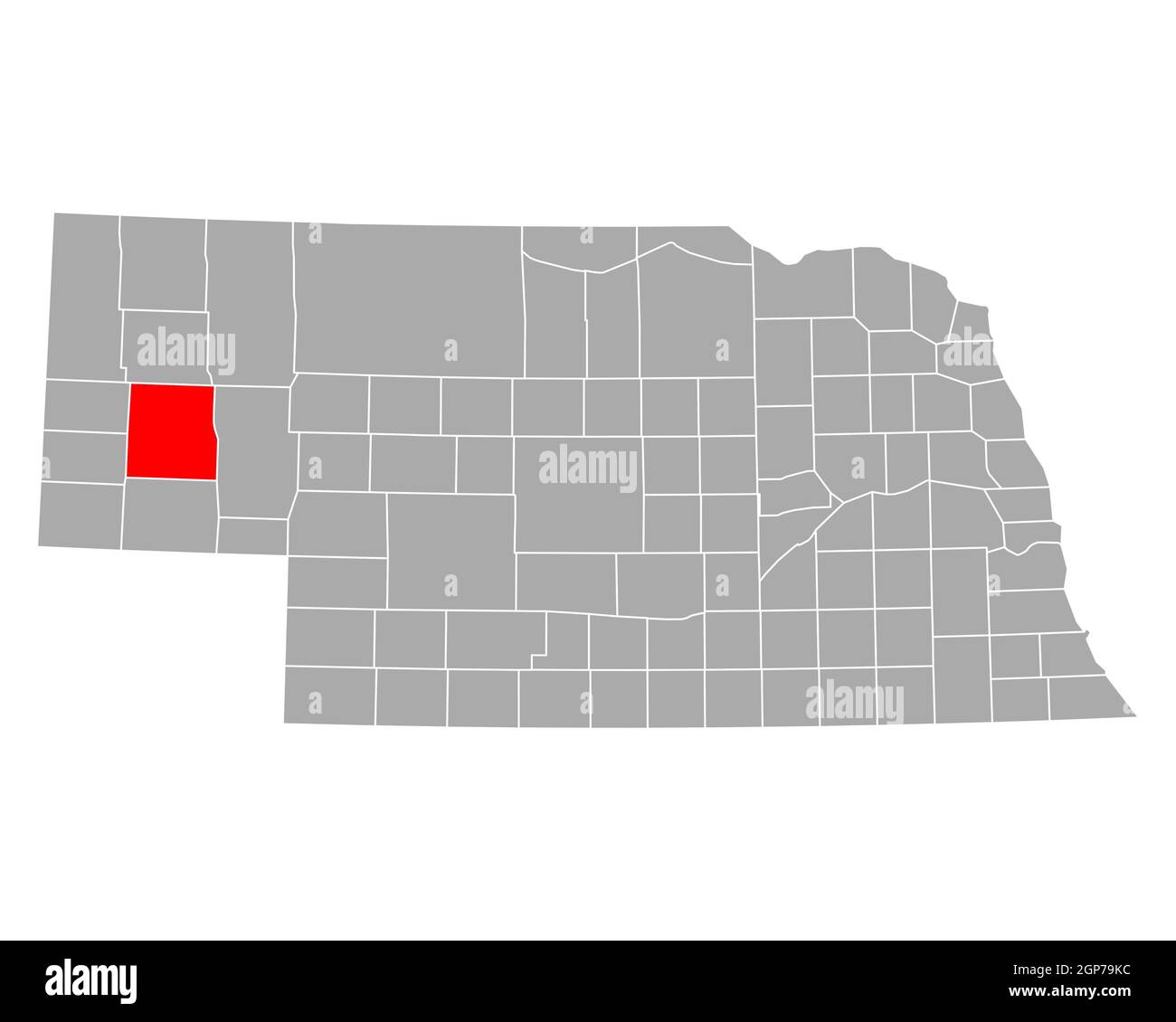 Map of Morrill in Nebraska Stock Photo Alamy