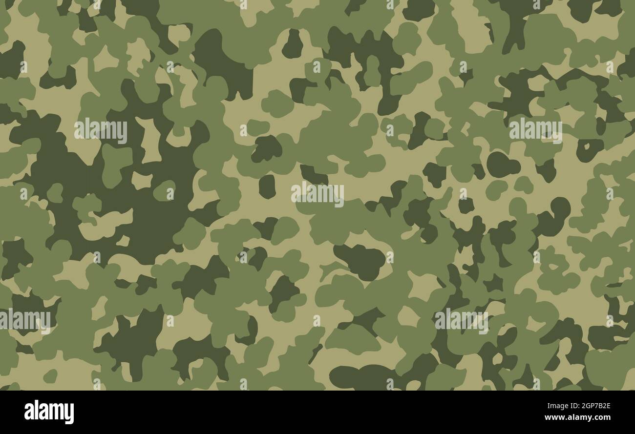 Military camouflage texture khaki print background - Vector illustration  Stock Photo - Alamy