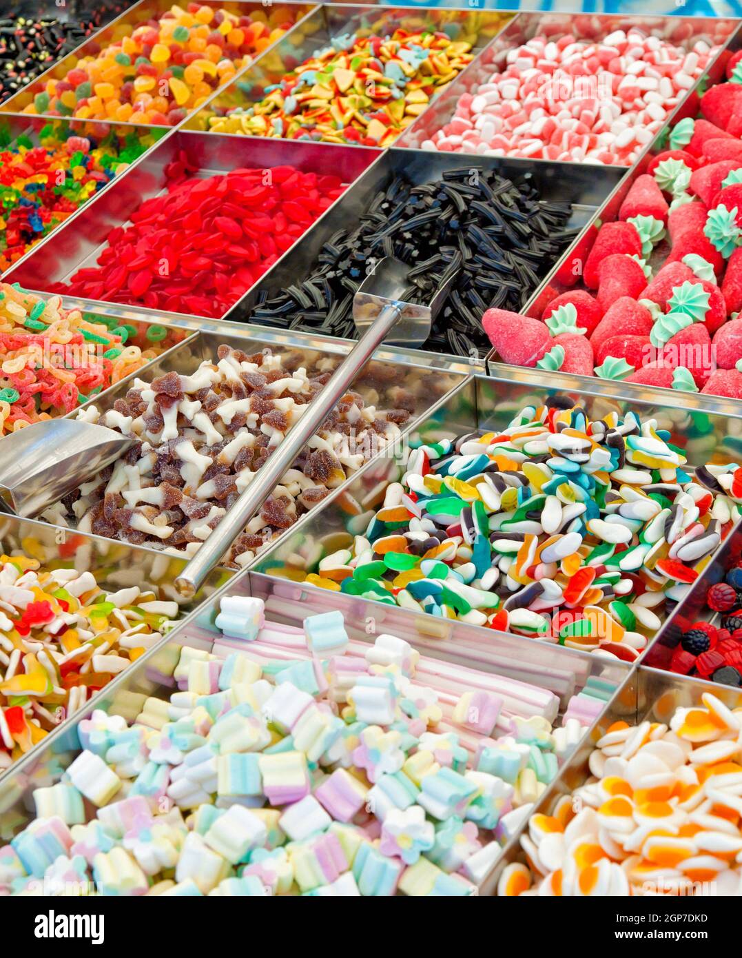 Candies shop with mixed colorful jelly Stock Photo Alamy