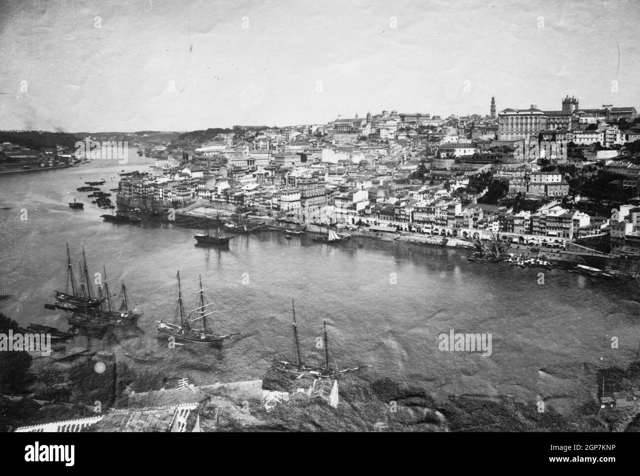 City View, Oporto, Portugal, 1919 Stock Photo