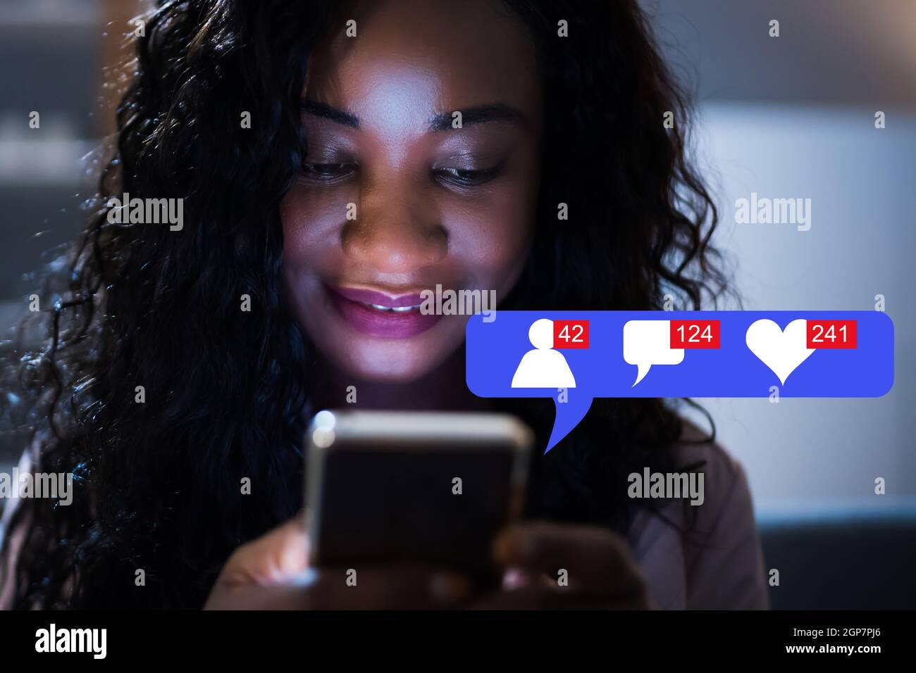 Social Digital Network Technology Chat Message Concept Stock Photo - Alamy