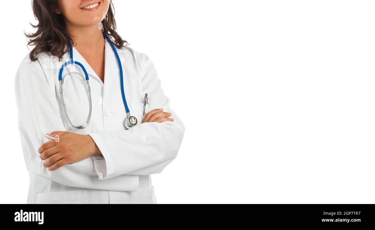 Фотография женщина врач показывает вниз с фоном. Врач пишет историю болезни. Женщина врач писает. Женщина врач писает. Врач мочитесь перед им.