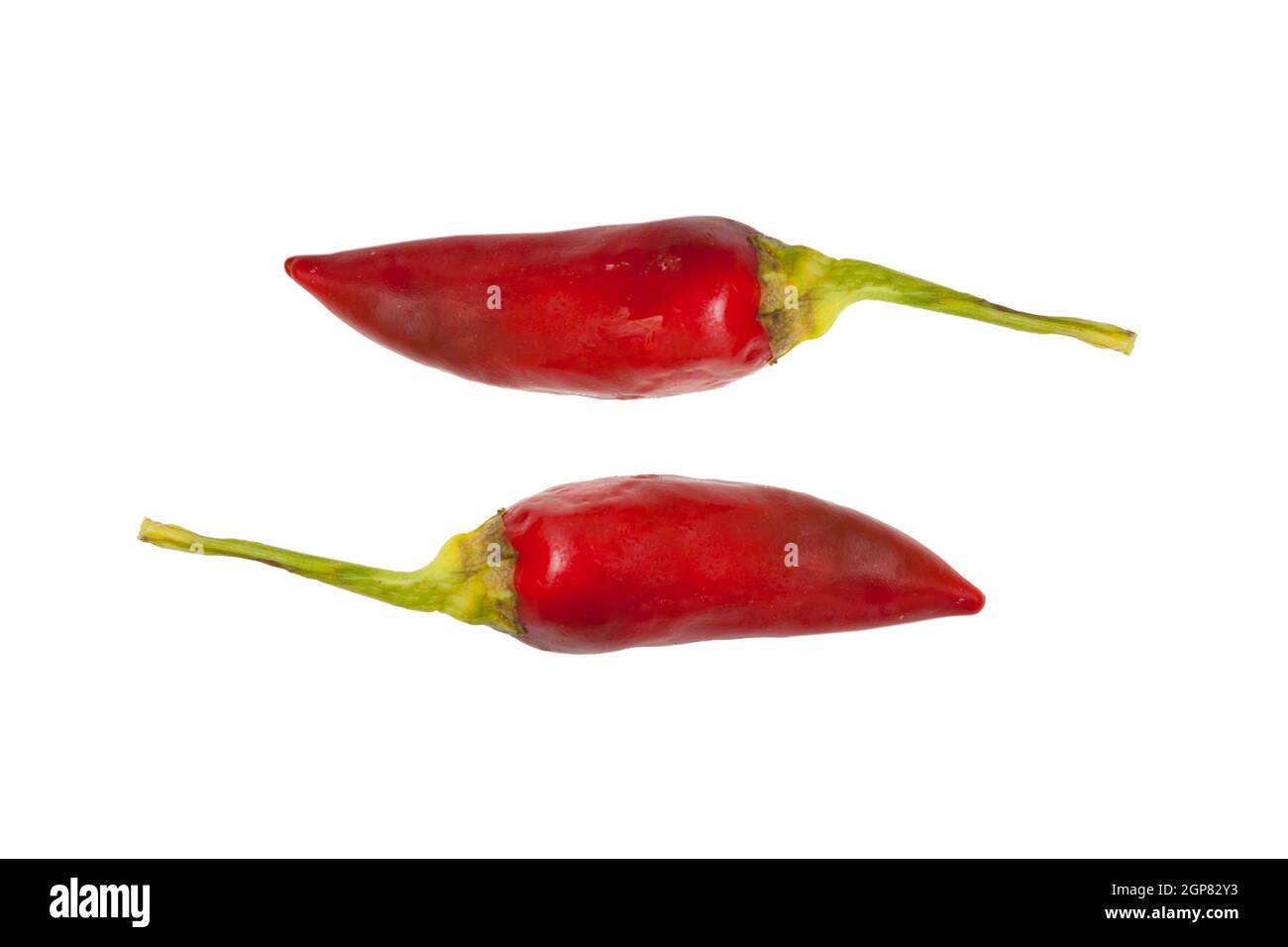 Red hot chili pepper isolated on a white background Stock Photo - Alamy