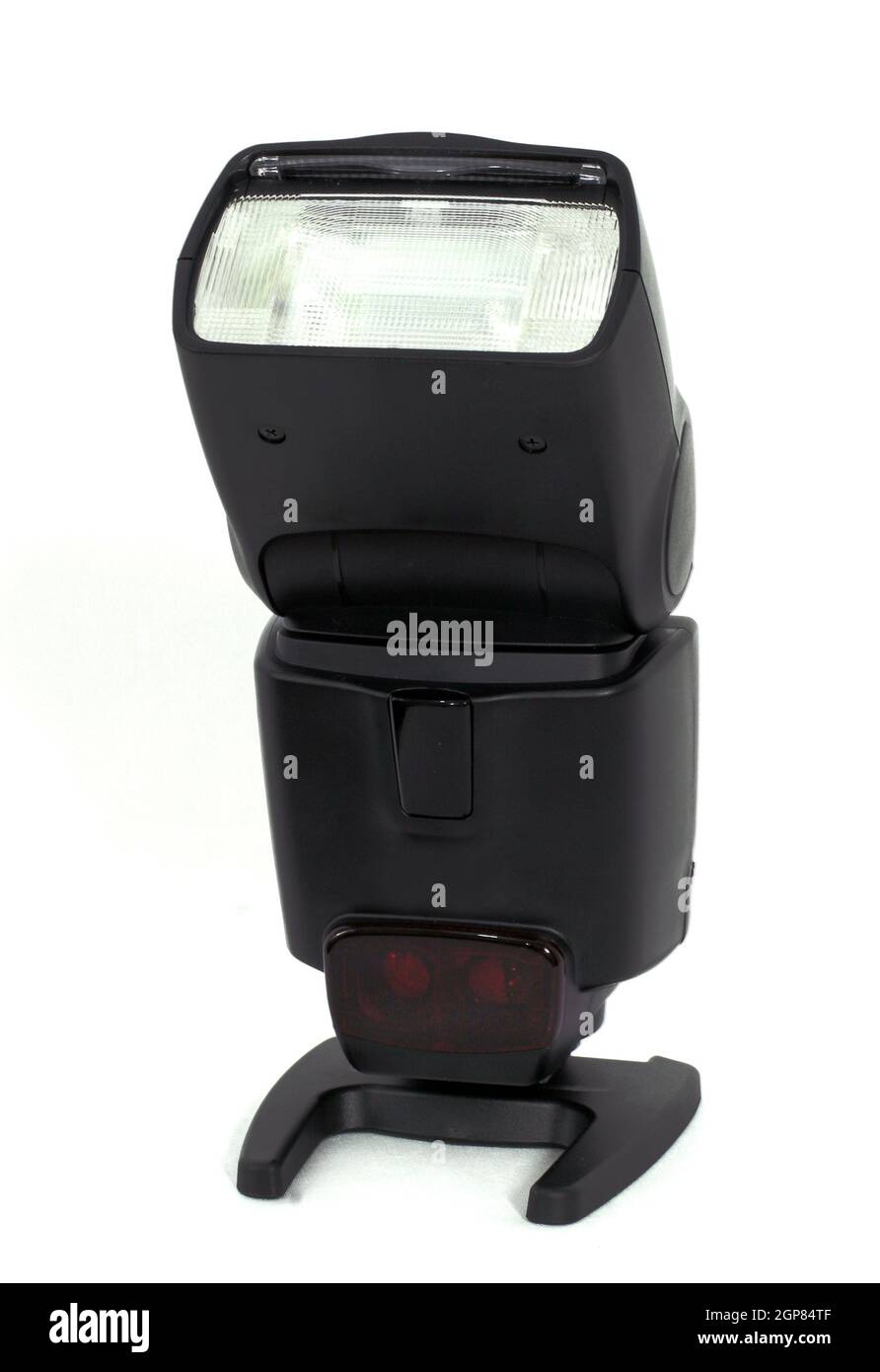 Photo camera flash isolated on white background Stock Photo - Alamy