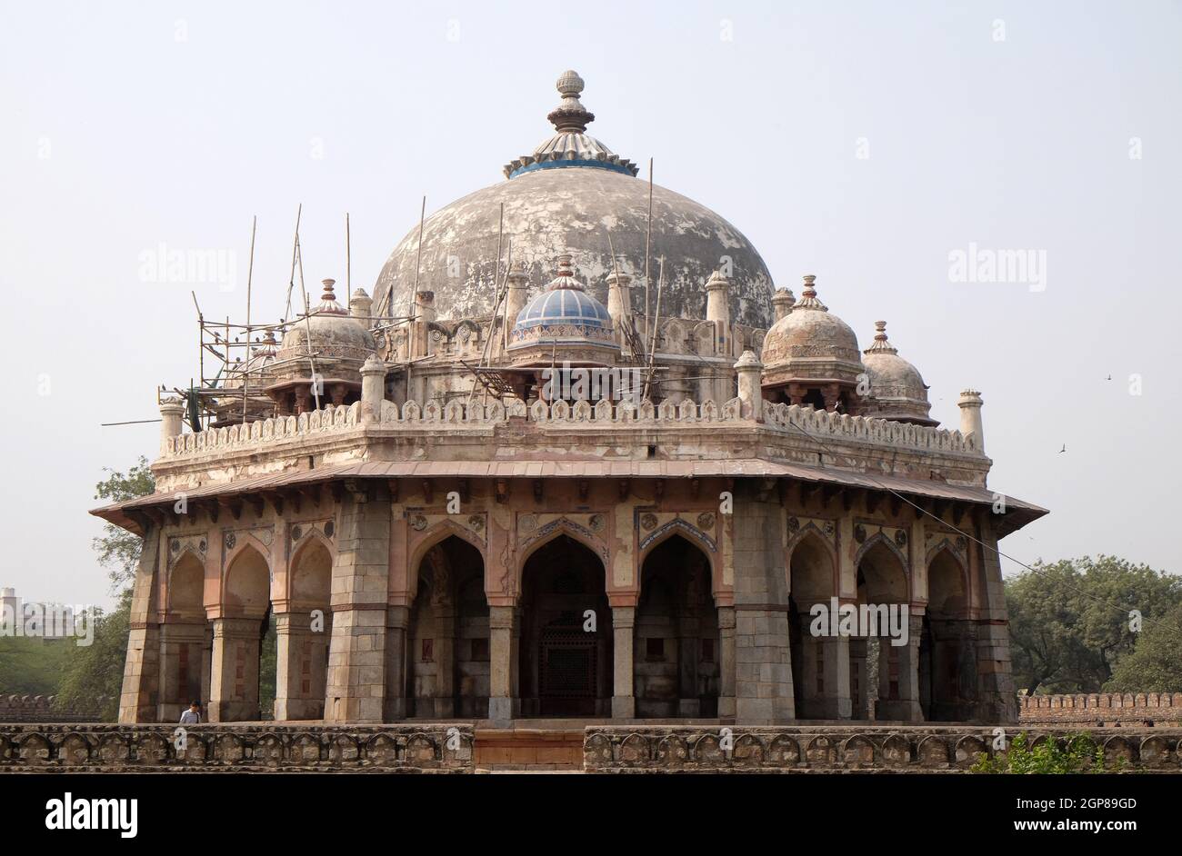 Isa Khan tomb, Humayun's tomb complex, Delhi, India Stock Photo - Alamy