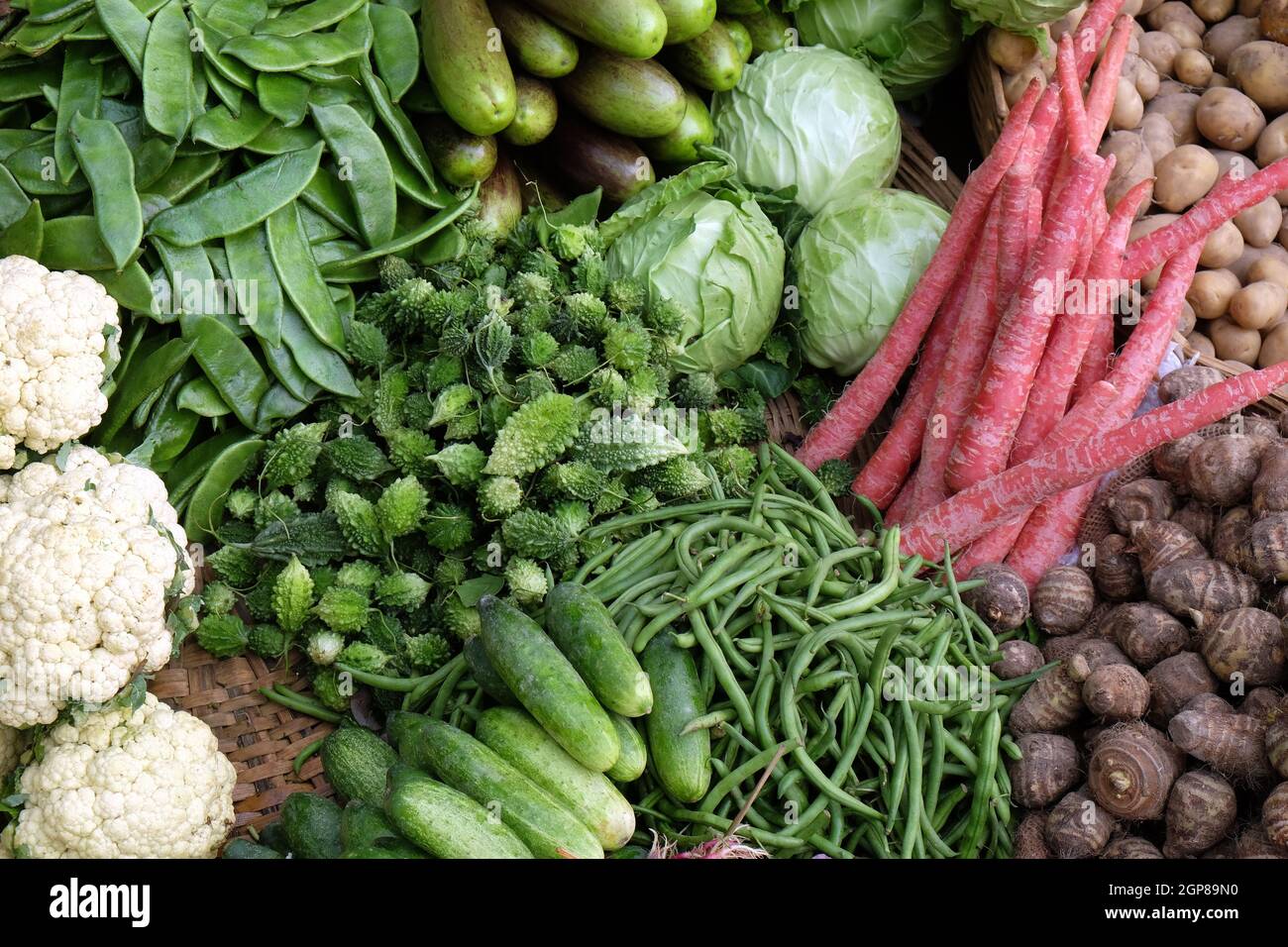 Vegetable market in Kolkata, India Stock Photo Alamy