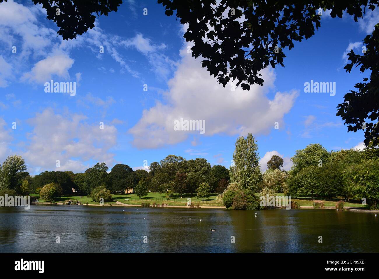 Abington Park in Northampton Northamptonshire Stock Photo