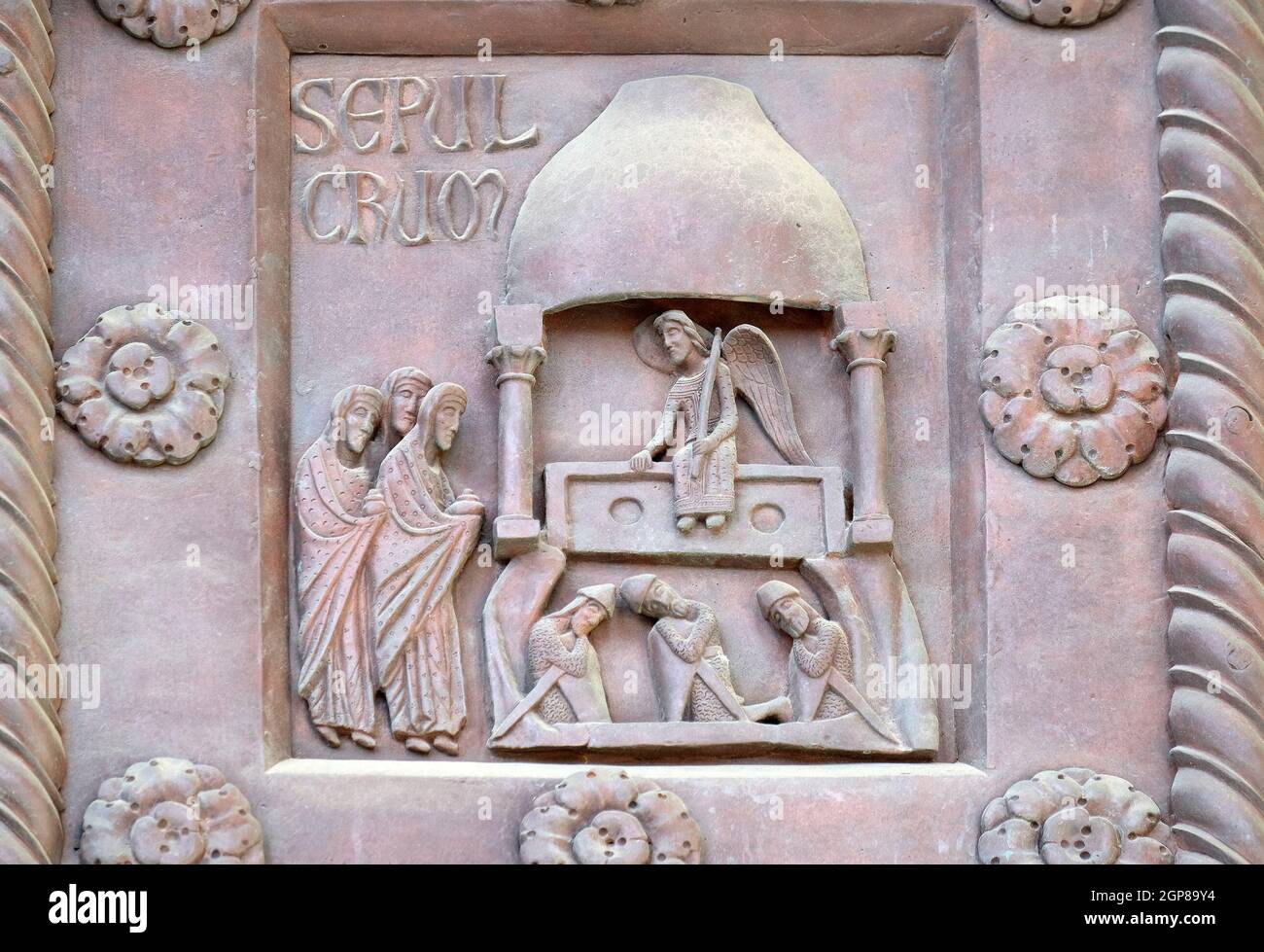 Resurrection of Christ on the San Ranieri gate of the Cathedral St ...