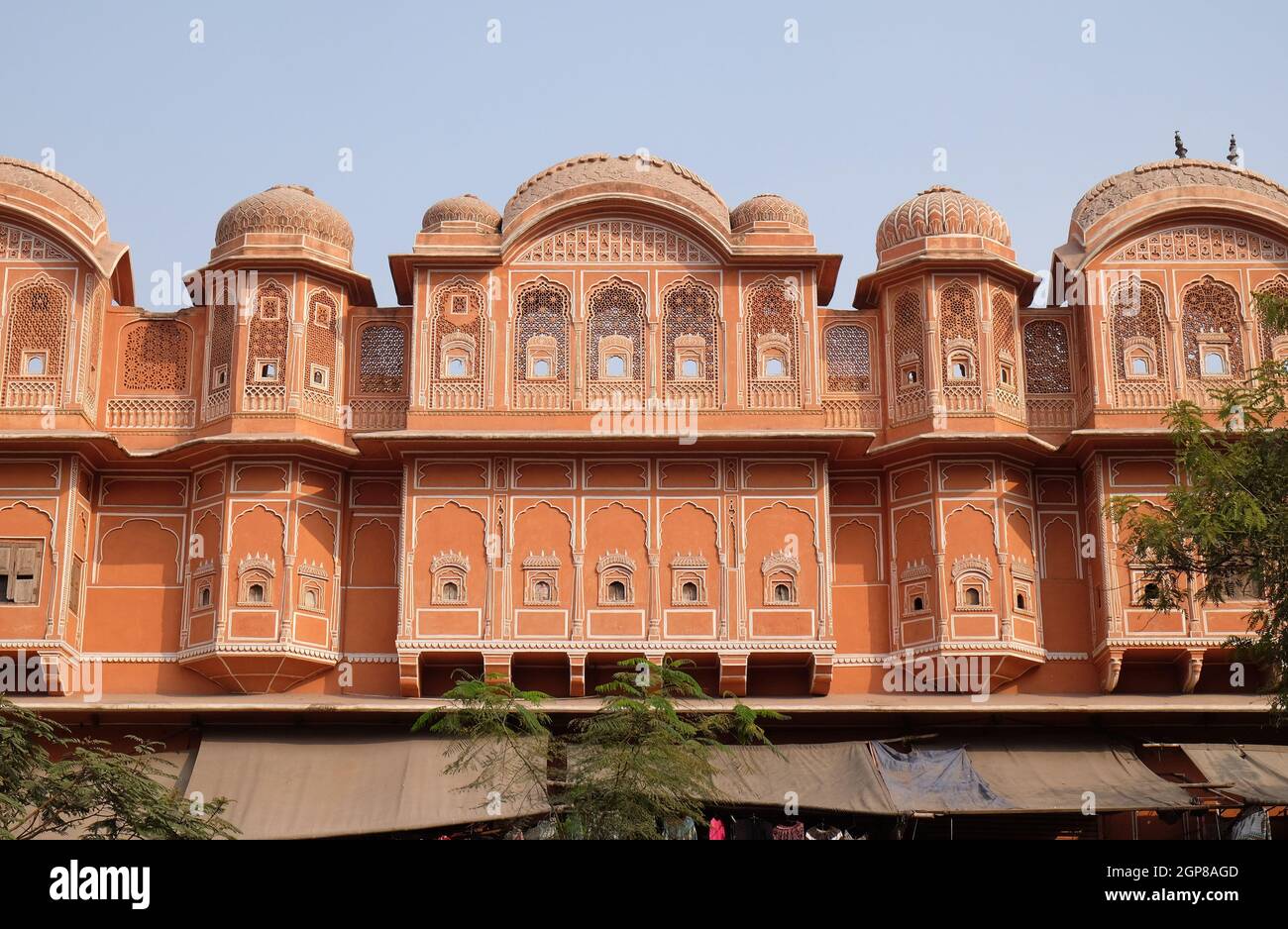 Detail of traditional house in Jaipur, Rajasthan, India Stock Photo Alamy