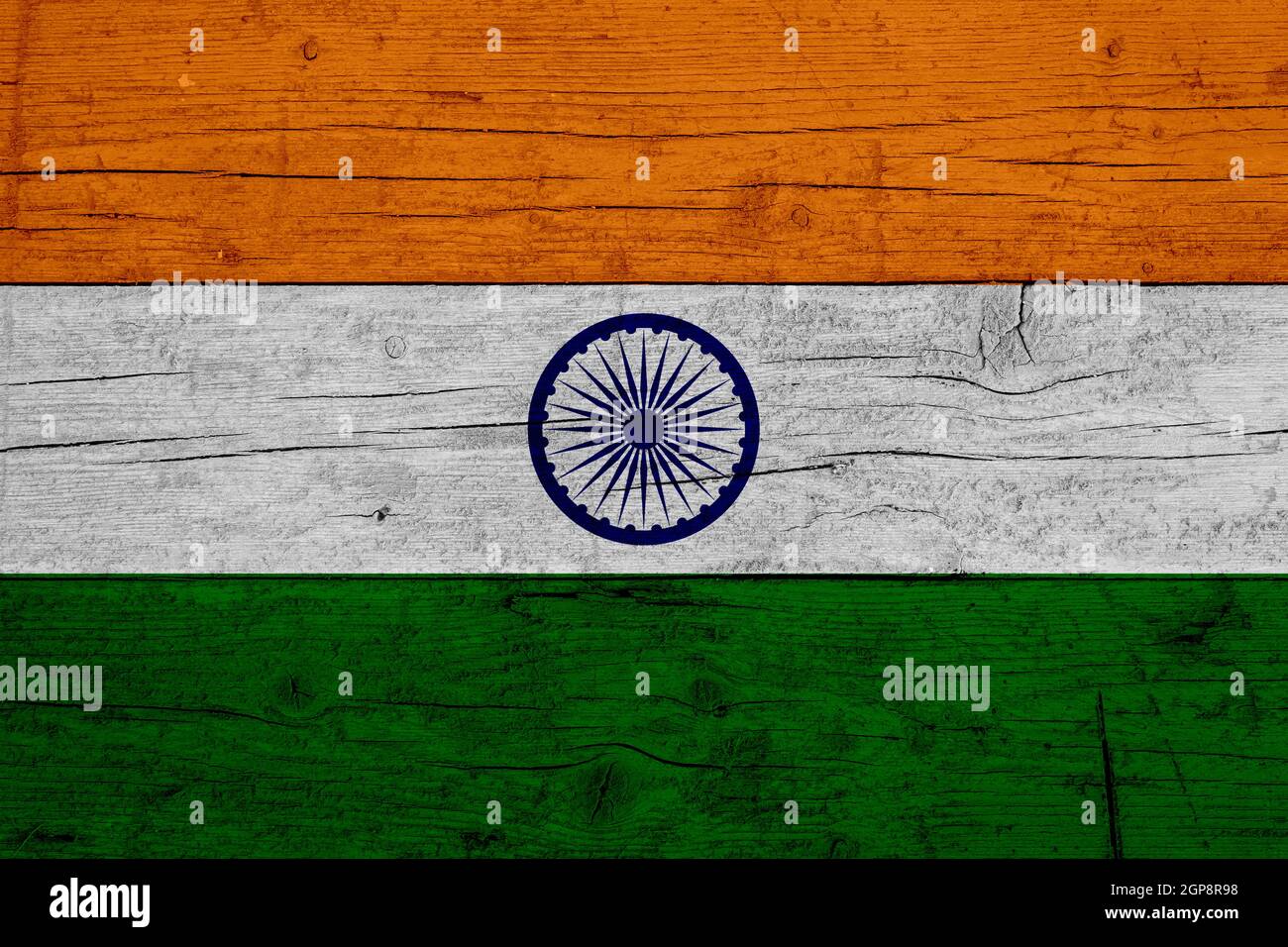 Flag of India Wooden texture of the flag of India Stock Photo - Alamy