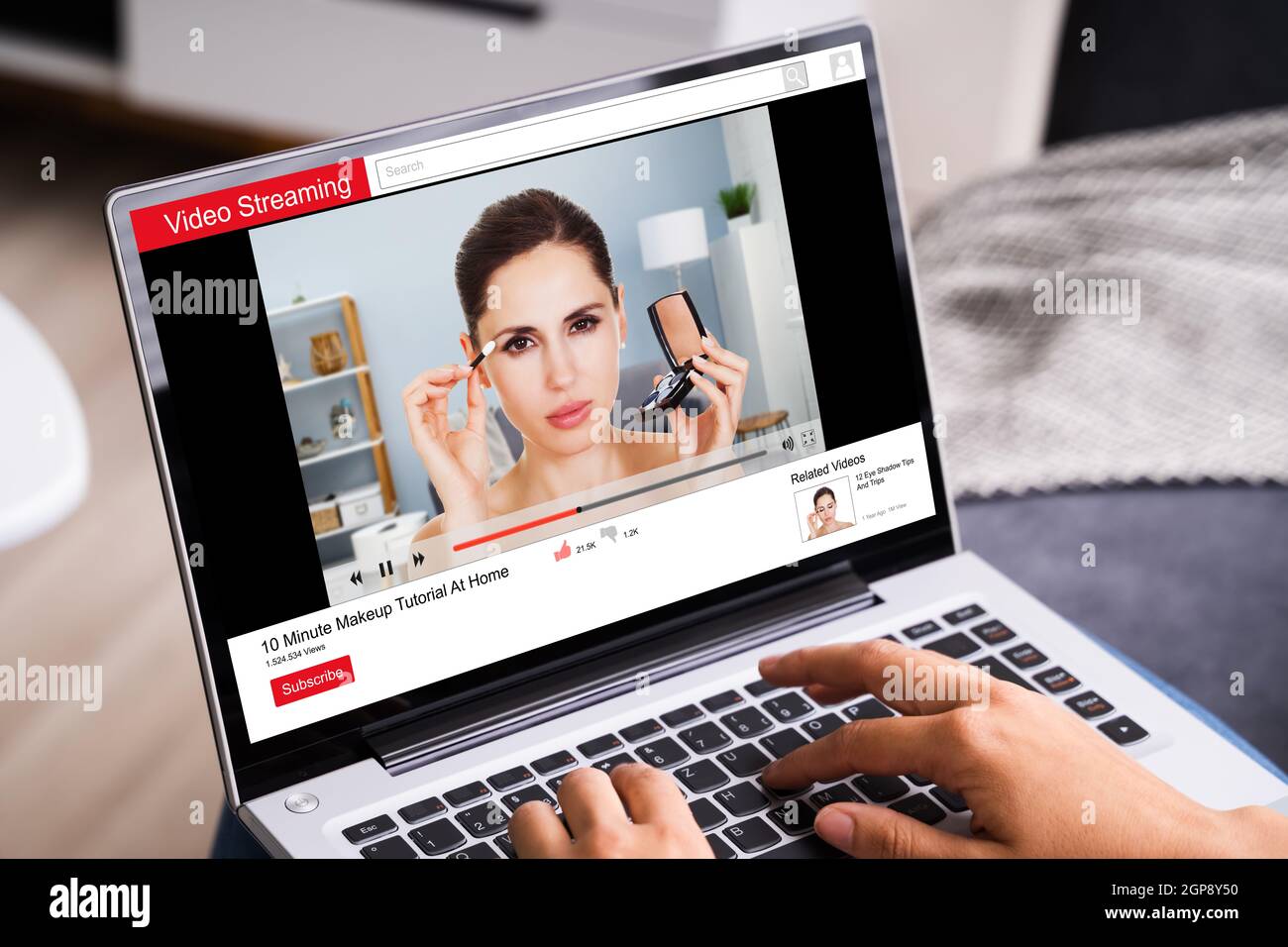Eye Makeup Computer Male makeup tutorial hi-res stock photography and images - Alamy