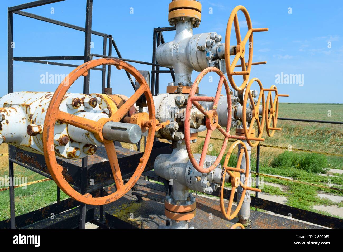 Wells in the Kuban. Extraction of hydrocarbons. Well for oil and gas