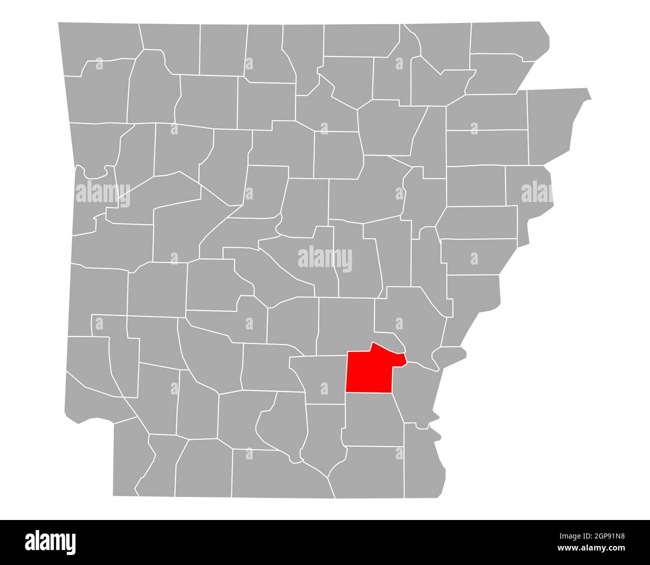 Map of Lincoln in Arkansas Stock Photo Alamy