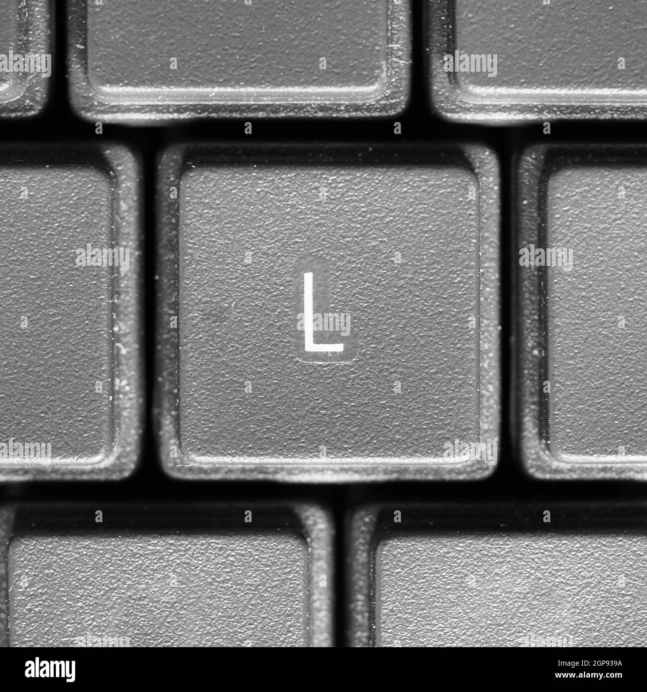 Letter L key on computer keyboard keypad Stock Photo Alamy
