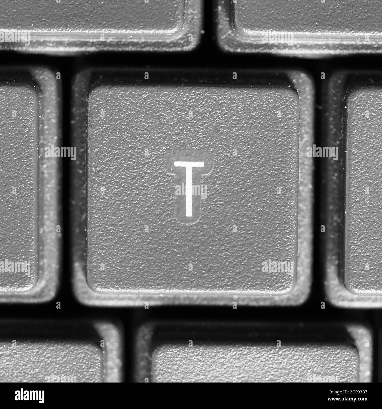 Letter T key on computer keyboard keypad Stock Photo - Alamy
