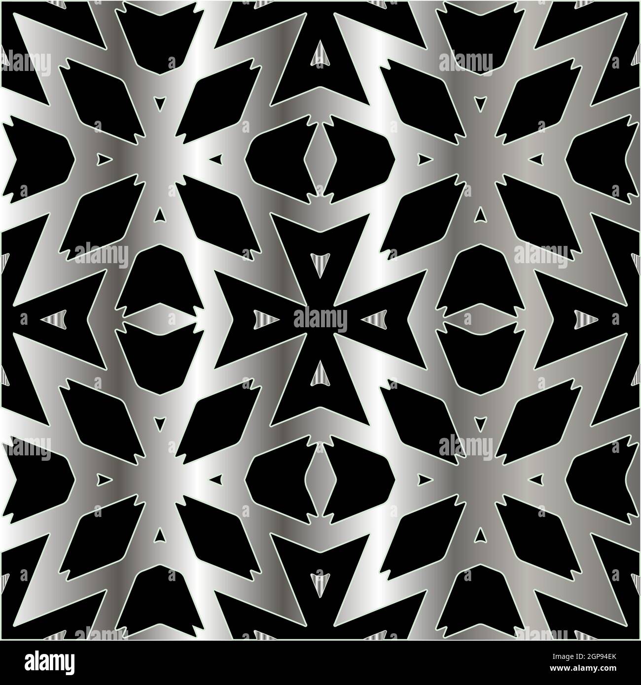 metal pattern on a black background. pattern for fabric, wallpaper ...