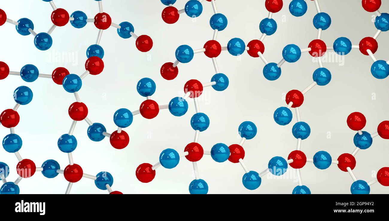 Molecule Science Industry Research and Development Stock Photo