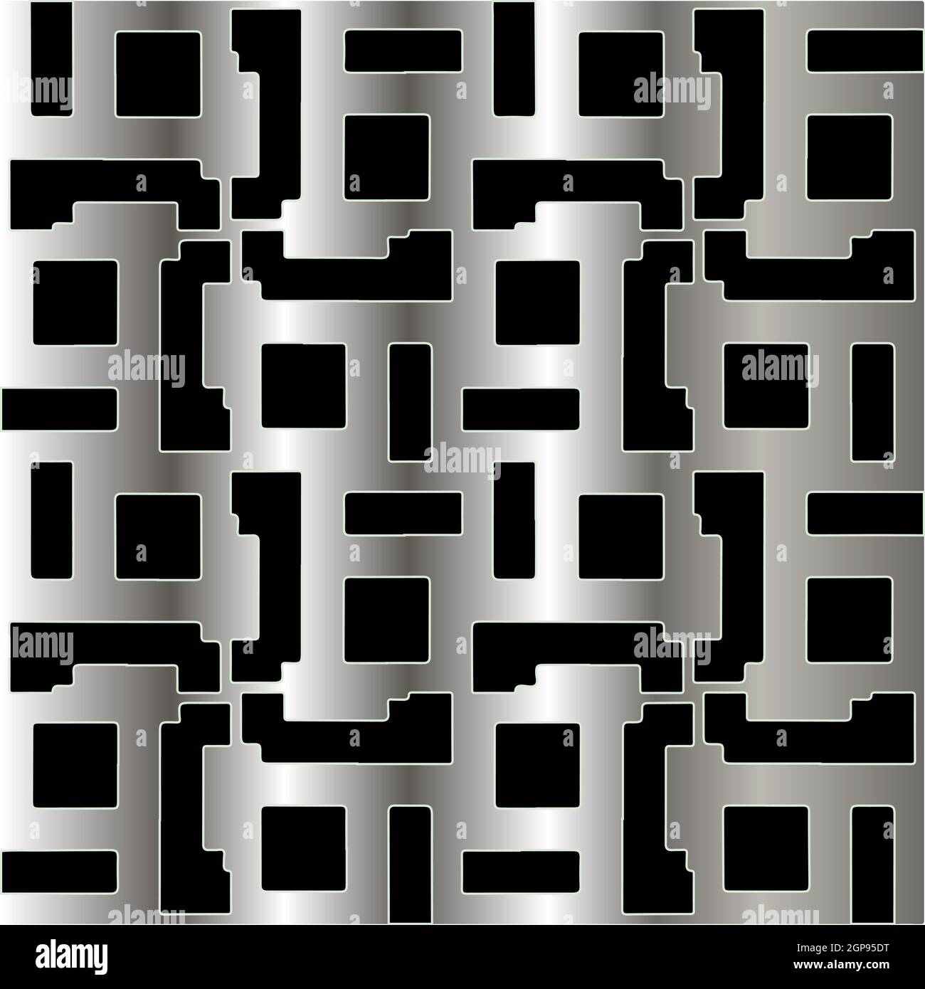 metal pattern on a black background. pattern for fabric, wallpaper ...