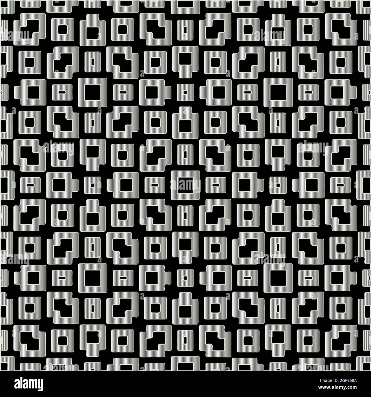 metal pattern on a black background. pattern for fabric, wallpaper ...