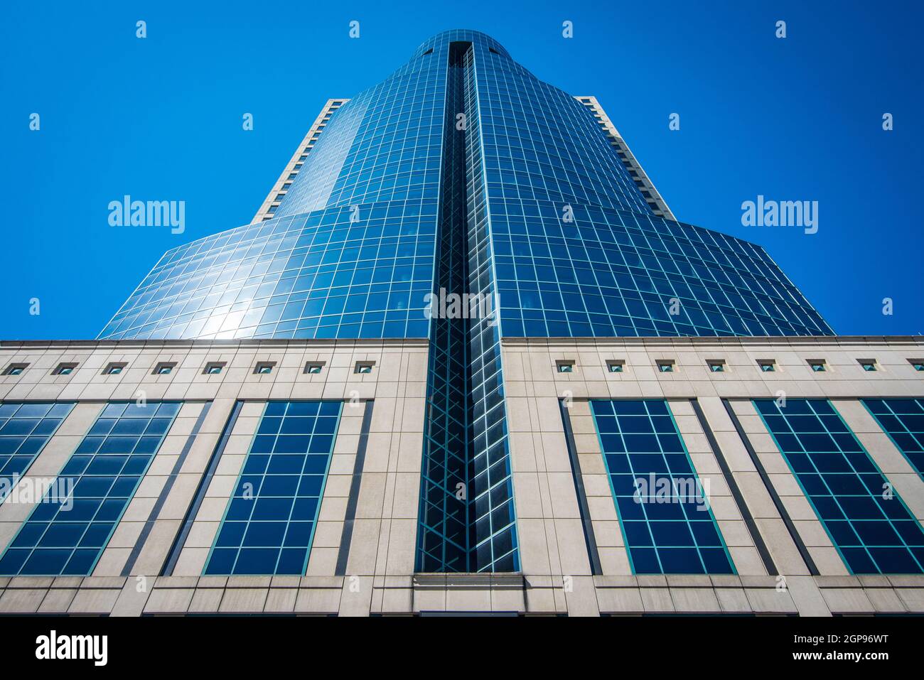 Scripps Center Skyscraper - Cincinnati - Ohio Stock Photo