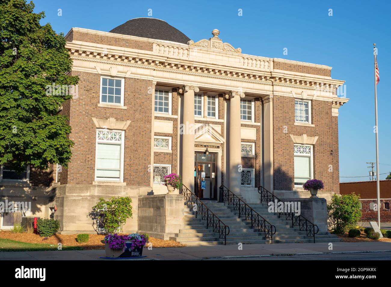 Streator, Illinois, USA September 16th 2021 The Streator public