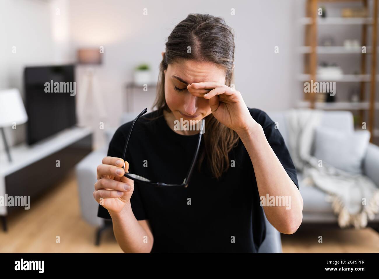 Eye Or Tired Dry Eyesight. Conjunctivitis And Itching Stock Photo Alamy