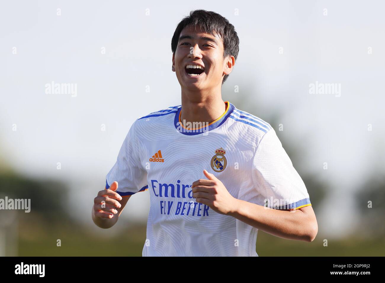 Madrid Spain 28th Sep 21 Takuhiro Nakai Real Football Soccer Uefa Youth League Group D Match Between Real Madrid Cf 4 1 Sheriff Tiraspol At The Estadio Alfredo Di Stefano In Madrid Spain
