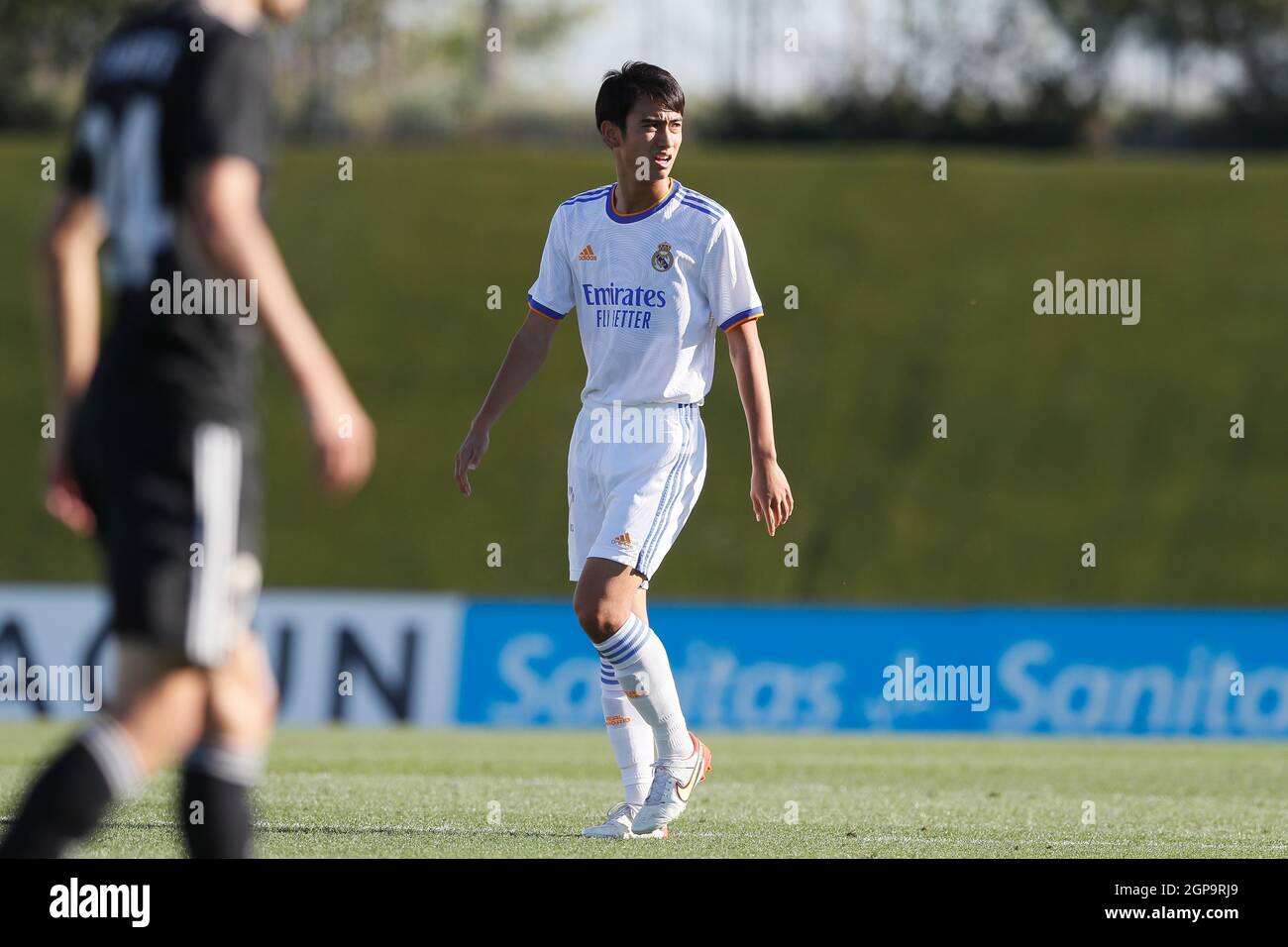 Madrid Spain 28th Sep 21 Takuhiro Nakai Real Football Soccer Uefa Youth League Group D Match Between Real Madrid Cf 4 1 Sheriff Tiraspol At The Estadio Alfredo Di Stefano In Madrid Spain