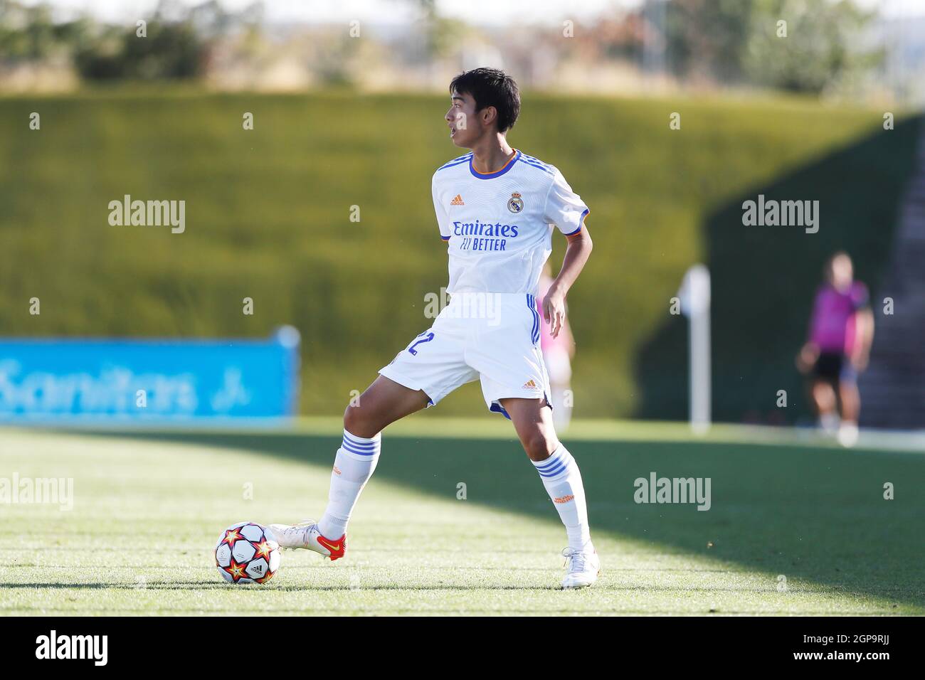Madrid Spain 28th Sep 21 Takuhiro Nakai Real Football Soccer Uefa Youth League Group D Match Between Real Madrid Cf 4 1 Sheriff Tiraspol At The Estadio Alfredo Di Stefano In Madrid Spain