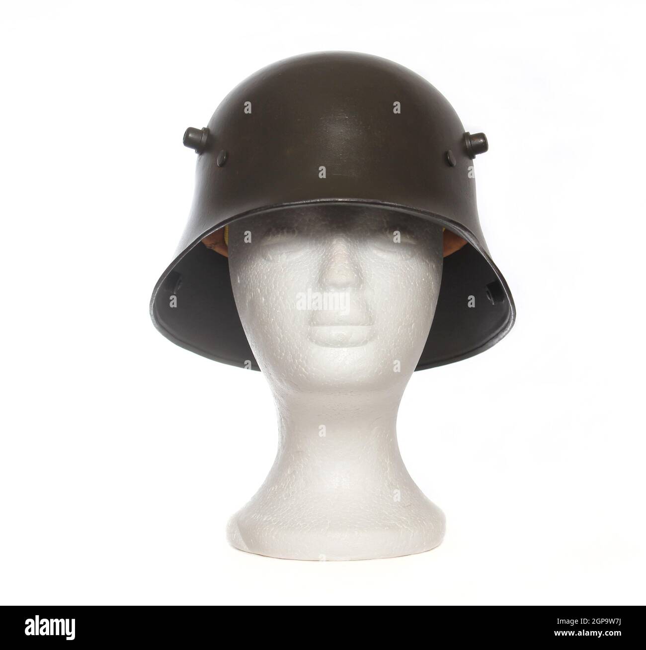 World War 1 German Military Helmet on Mannequin head Stock Photo - Alamy
