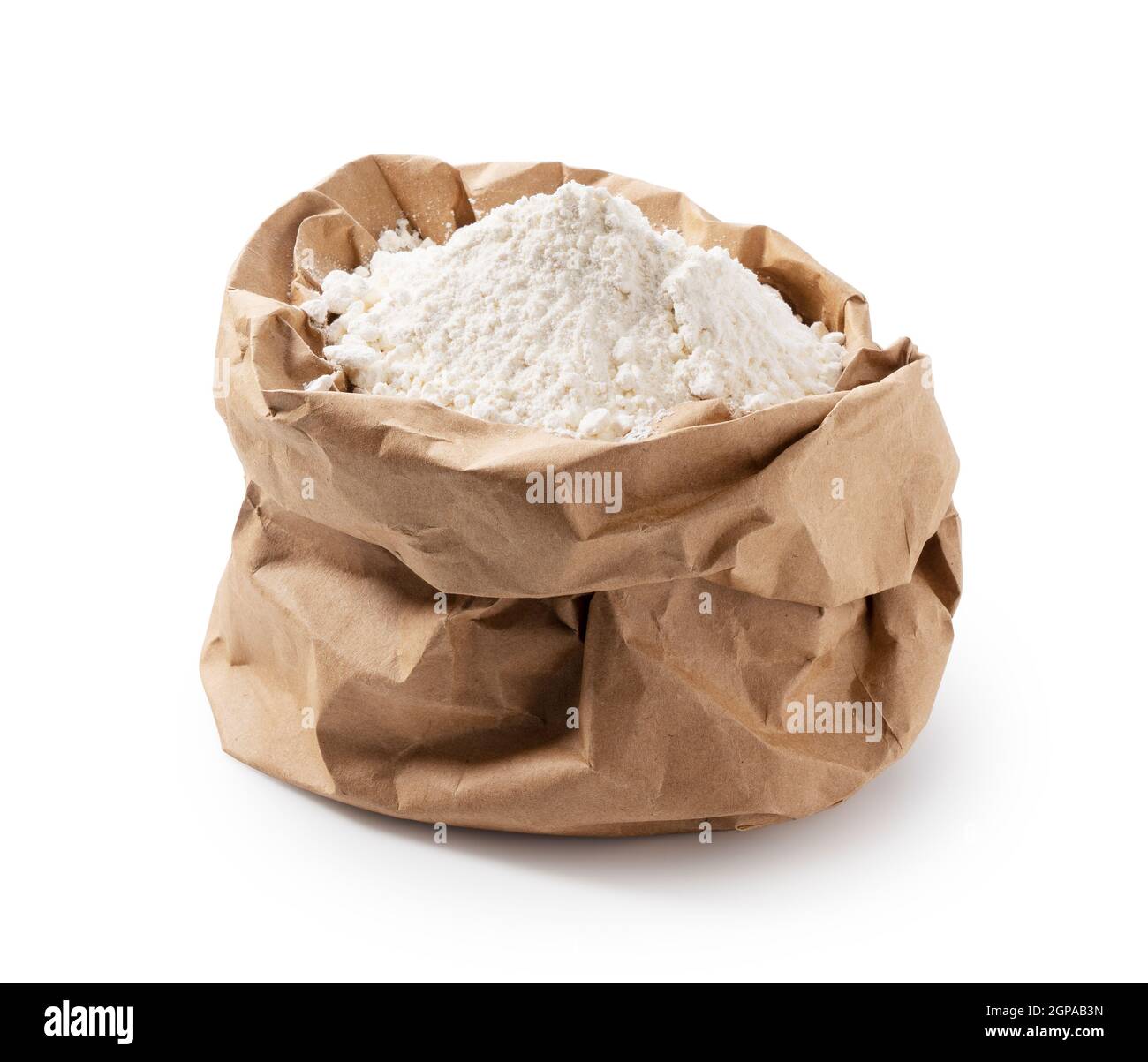 flour-in-a-paper-bag-on-a-white-background-stock-photo-alamy