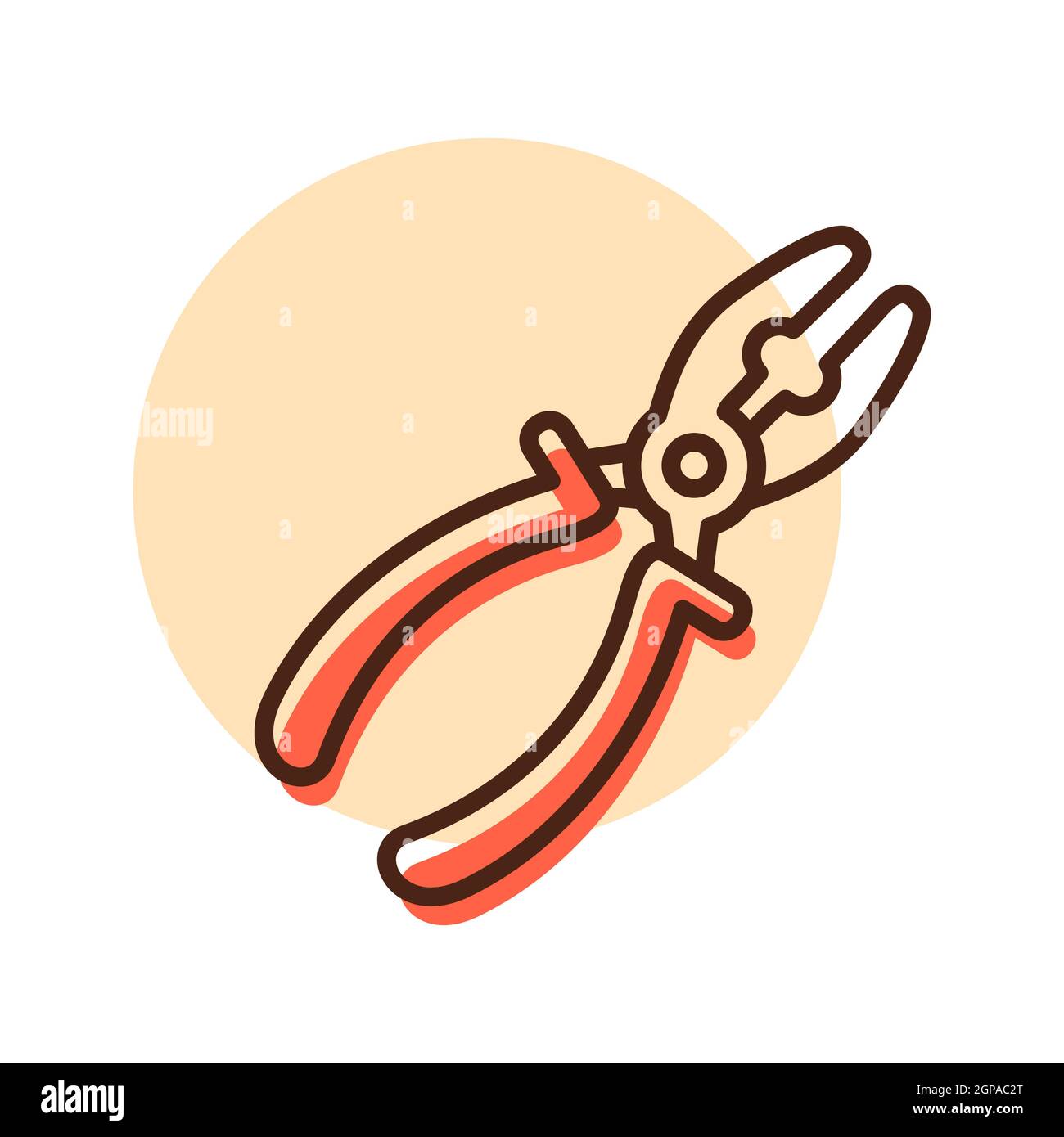 Hammer and nails vector flat icon. Construction, repair and