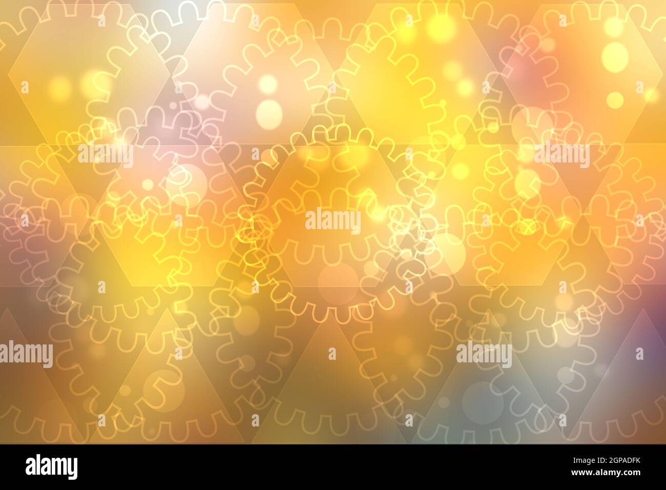 Abstract gradient yellow gold pastel modern futuristic technology and  business background texture with geometric polygons. Medical structure,  artifici Stock Photo - Alamy