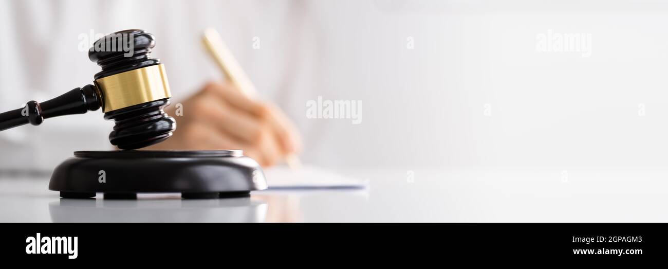 Court Judge Verdict On Punishment Punishment In Courthouse Stock Photo ...