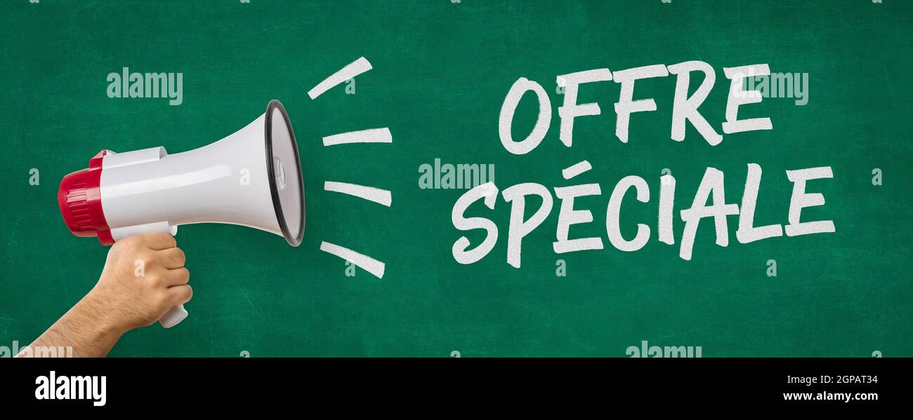 Offre Standard Offre speciale hi-res stock photography and images - Alamy