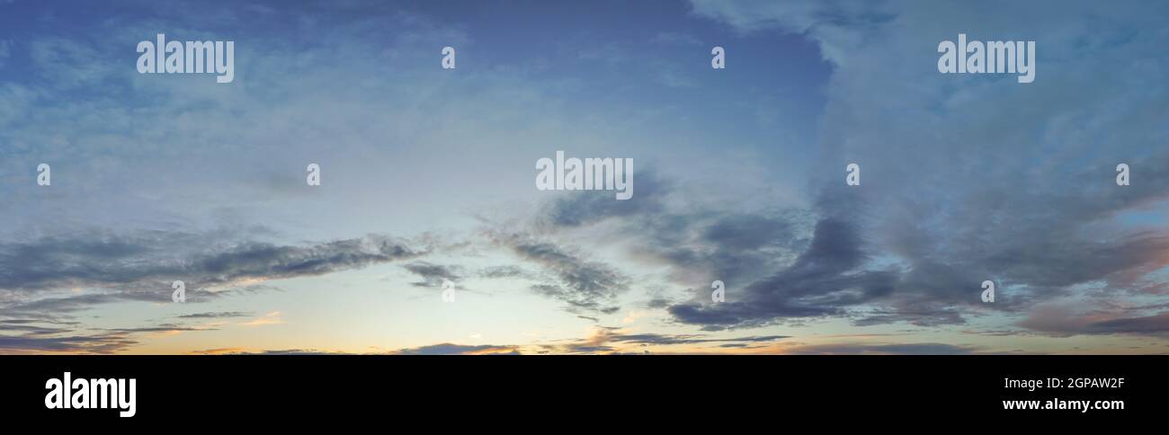 Natural background: dramatic sky at sunset Stock Photo - Alamy