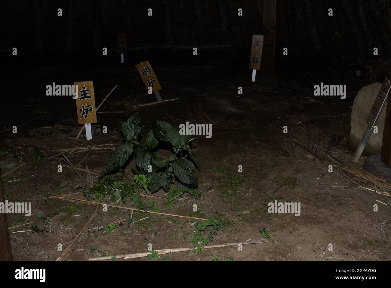 Nozawa onsen, Nagano, Japan, 20212609 , Inside of the pit dwelling in