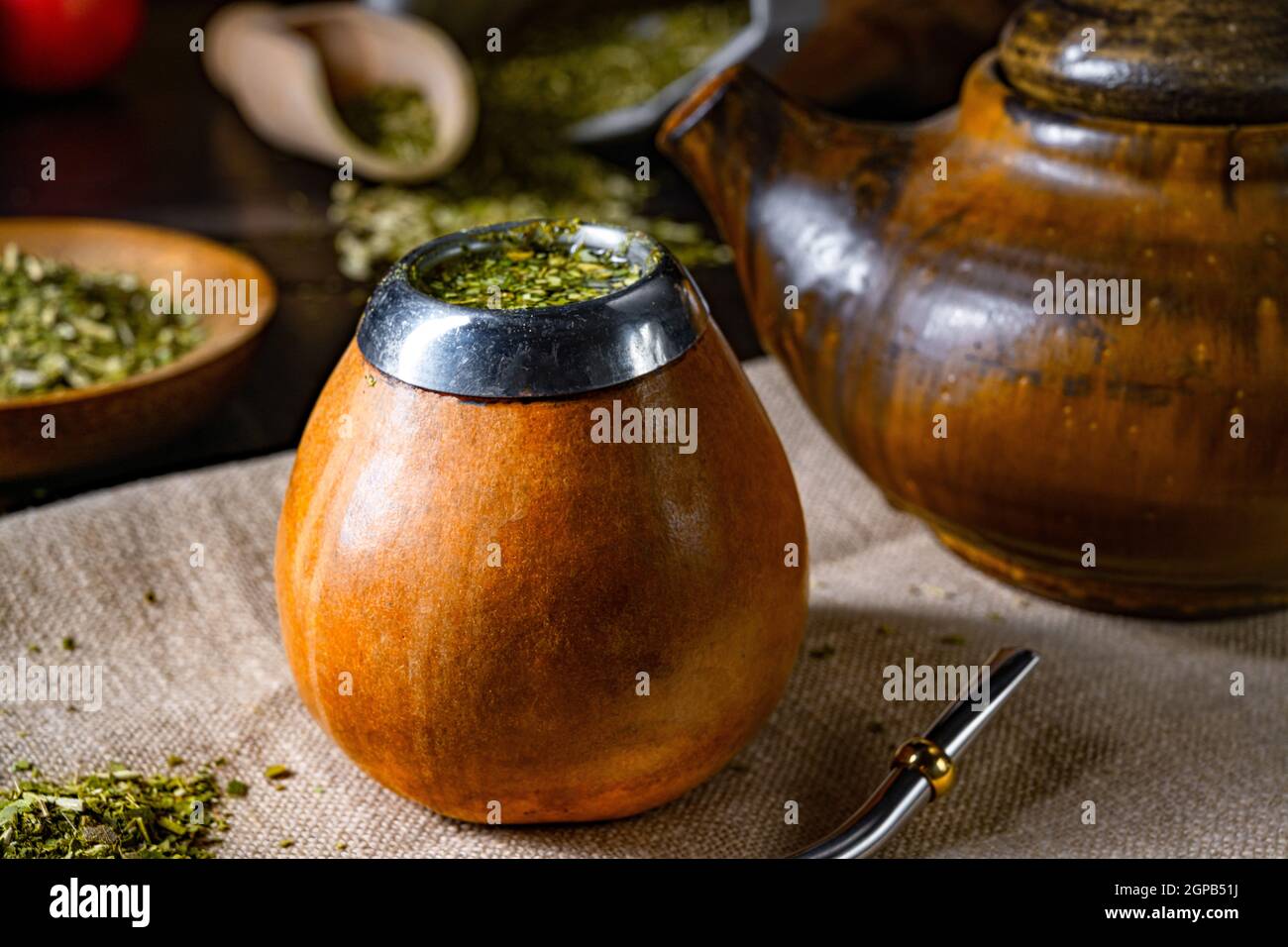 Prepare Yerba Mate With Calabash And Bombilla Stock Photo Alamy prepare-yerba-mate-with-calabash-and-bombilla-stock-photo-alamy