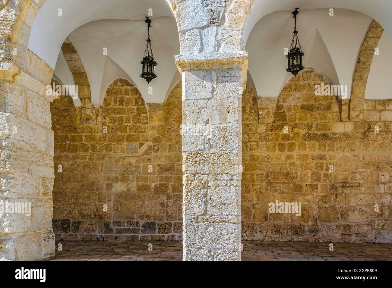 Exterior view ancient buildings at old jerusalem city Stock Photo - Alamy