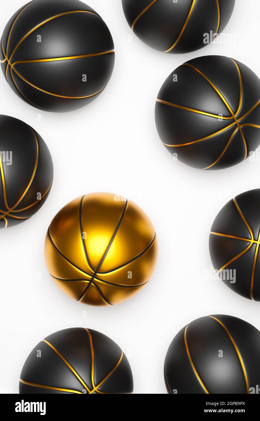 Golden basketball hi-res stock photography and images - Alamy