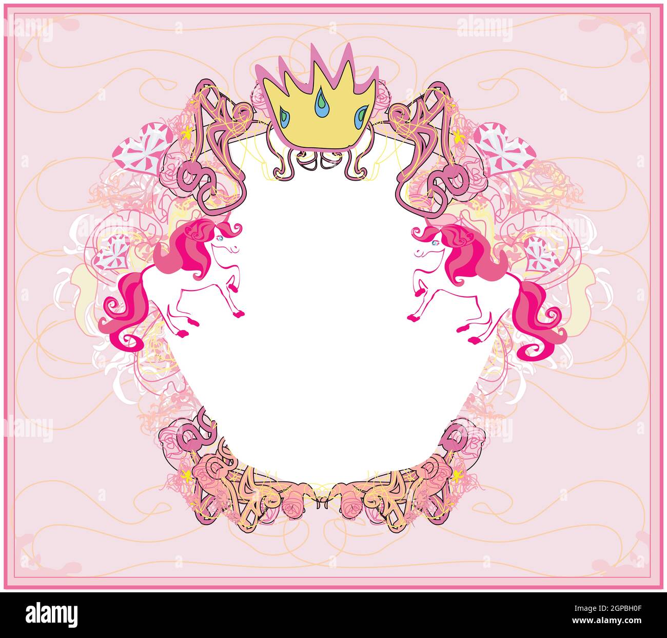 Girlish girly Cut Out Stock Images