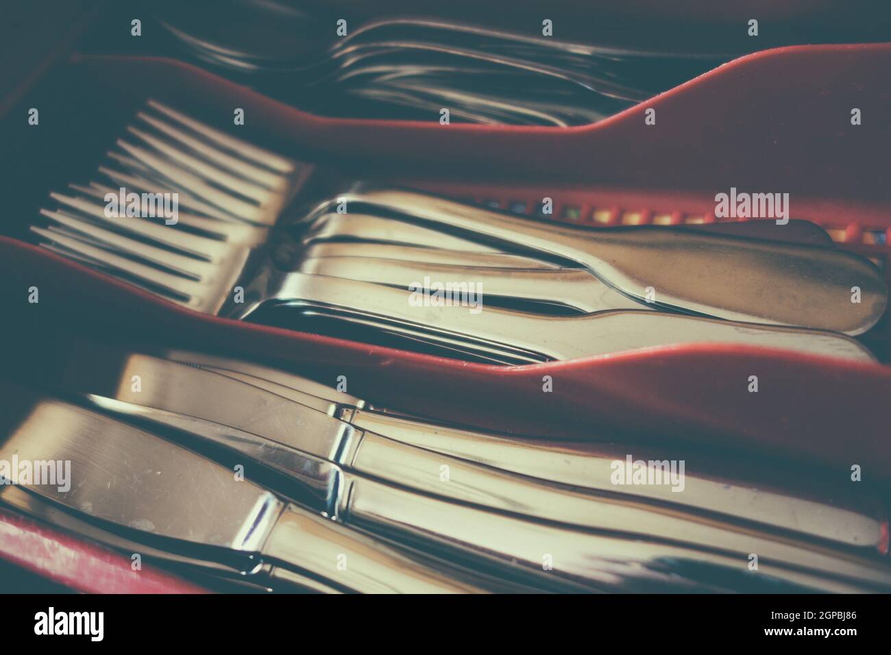 Kitchen drawer organized hires stock photography and images Alamy