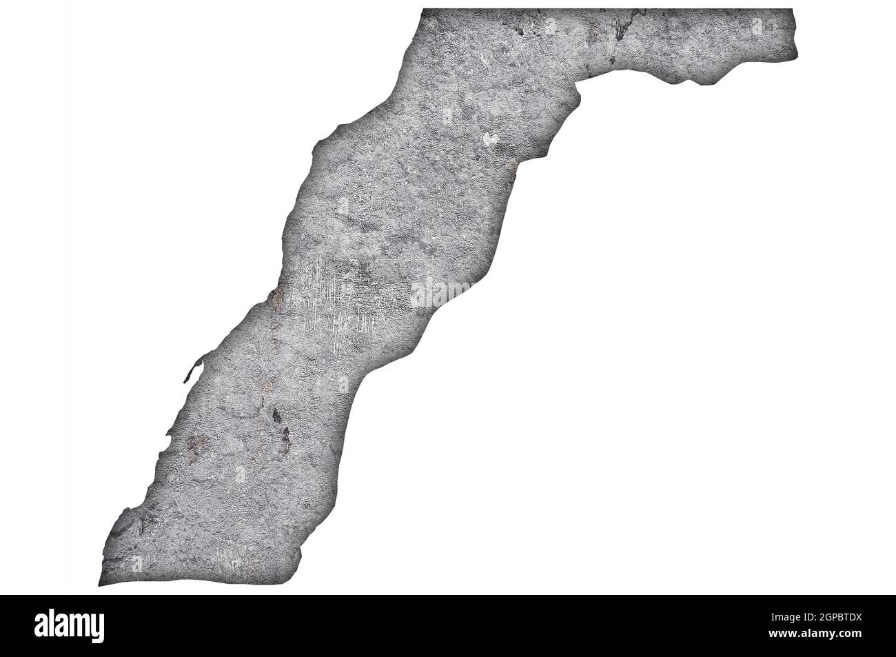 Map of Western Sahara on weathered concrete Stock Photo - Alamy