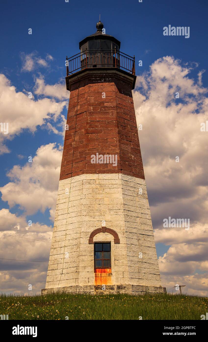 Point Judith Lighthouse Stock Photo